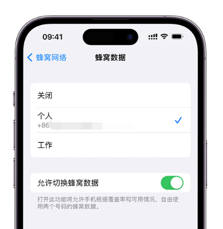 中和镇苹果维修服务分享如何在iPhone上使用双卡 