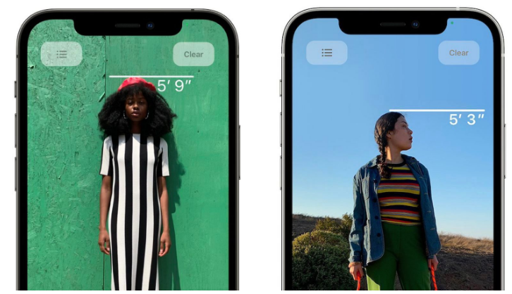 中和镇苹果服务网点分享通过iPhone激光雷达测量身高方法教程 